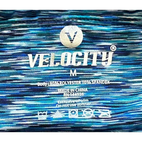 Velocity Women's High Performance Legging Teal Blue Size Medium - Picture 3 of 4